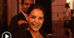 Katie Holmes SPEAKS!!!! [VIDEO]