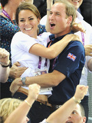William and Kate Show PDA at the Olympic Games!