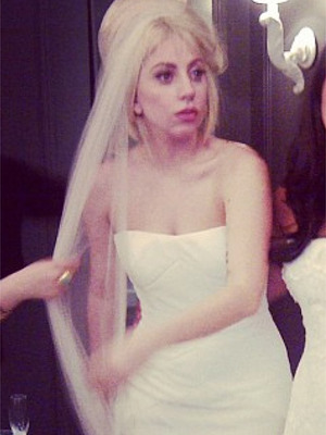Is Lady Gaga Getting Hitched? See Her in a Wedding Gown!