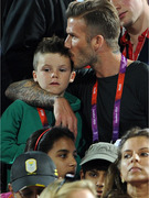  David Beckham Takes His Boys to the Olympic Games! 
