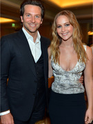 Jennifer Lawrence Busts Out at HFPA Luncheon
