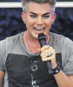 Adam Lambert Debuts Gray Hair, New Tattoo!