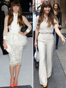 Jessica Biel Goes On White Lace Craze Ahead Of Wedding
