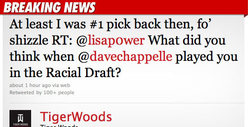 Tiger Woods -- 'Memba When Chappelle Spoofed Me? 