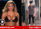 Kate Upton -- Supermodel Busted Going Undercover