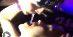Machine Gun Kelly Spits Vodka into Fan's Mouth