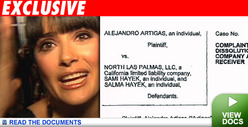 Someone's Pissed at Salma Hayek