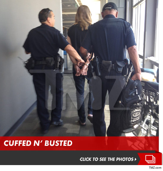 Puddle of Mudd singer Wes Scantlin being arrested at an Austin, TX airport