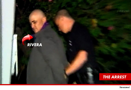 Jason Luis Rivera being arrested.