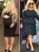 Jessica Simpson Debuts Slim Waistline in New York City