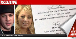 Nicole Richie Wedding Menu -- 'Tis the Season