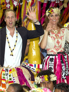 Prince William and Kate Get Down During a Polynesian Dance Ceremony!