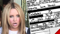 Amanda Bynes -- Charged with Driving on Suspended License