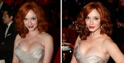 Christina Hendricks Brought Her Cleavage to the Emmys