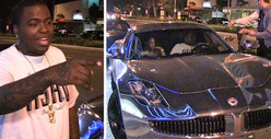 Sean Kingston -- Justin Bieber GAVE ME His Chrome Fisker Karma