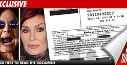 Ozzy and Sharon Osbourne's Massive IRS Tax Lien 