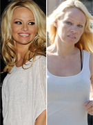Pamela Anderson Sans Makeup in Malibu