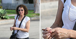 Rhea Perlman -- Cheery After Danny DeVito Split