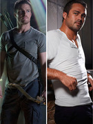 Wednesday TV's Hunky Heroes: Stephen Amell and Taylor Kinney