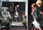 Lindsay Lohan -- HUGS IT OUT with Dina