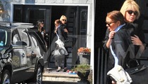 Lindsay Lohan -- HUGS IT OUT with Dina