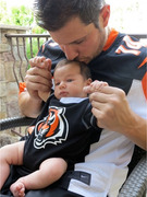 Nick Lachey Poses with Son Camden in Matching Jerseys