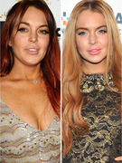 Lindsay Lohan Debuts New Red 'Do, Says She's Voting For Mitt Romney