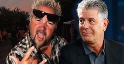 Anthony Bourdain -- RIPPED By Guy Fieri ... How Bout Those Drugs? 
