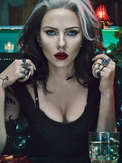 Scarlett Johansson Gets Extreme '90s Rocker Makeover!