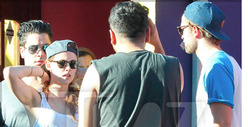 Robert Pattinson and Kristen Stewart -- REUNITED ... Like She Never Cheated