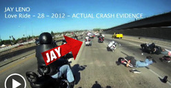 Jay Leno -- CRAZY Motorcycle Crash Footage Surfaces