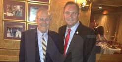 Tareq Salahi Crashes Photo with DONALD RUMSFELD