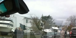 Dina Lohan's Neighborhood -- Ravaged By Hurricane Sandy