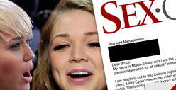 Miley Cyrus -- Big Money Offer for 'Girl-on-Girl' Porn Action