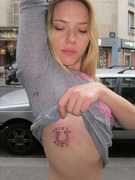 Scarlett Johansson: See Her "Lucky" New Tattoo!