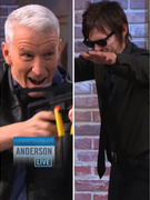 Video: Anderson Cooper Gets "Walking Dead" Crossbow Training