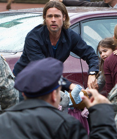 Brad Pitt Battles Zombie Hordes In "World War Z" Trailer