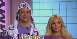 Lindsay Lohan Joins Jimmy Kimmel's HoBo Club