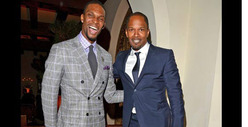 Chris Bosh & Jamie Foxx -- Are Finally on the Same Level