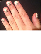 Demi Lovato Shows Off Sparkly Nail Flair! 