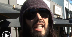 Russell Brand -- I Did NOT Run Over That Homeless Guy's Cart [Video] 