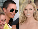 Charlize Theron Flaunts Buzzed Head In South Africa