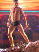 Val Chmerkovskiy Strips to Speedos on "Dancing with the Stars"