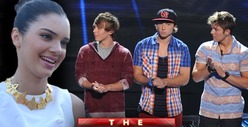 Kendall Jenner -- Shut Down By 'X Factor' Boy Band 