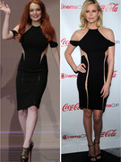 Dueling Dresses: Lindsay Lohan vs. Charlize Theron