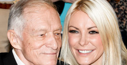 Hugh Hefner & Crystal Harris -- We Got Our Marriage License!