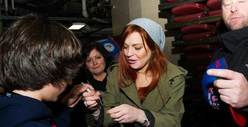 Lindsay Lohan to Max George -- SURPRISE!!! I'm Backstage at Your Concert