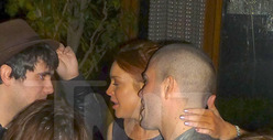 Lindsay Lohan -- Getting Hands On with Max George from The Wanted [PHOTO]