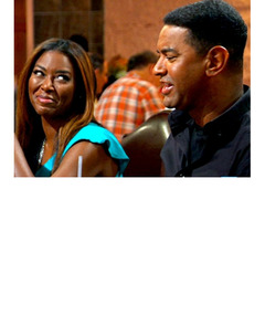 "Real Housewives" Star's Beau: Our Relationship Is Fake!