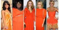 Stars Who Shine in Orange